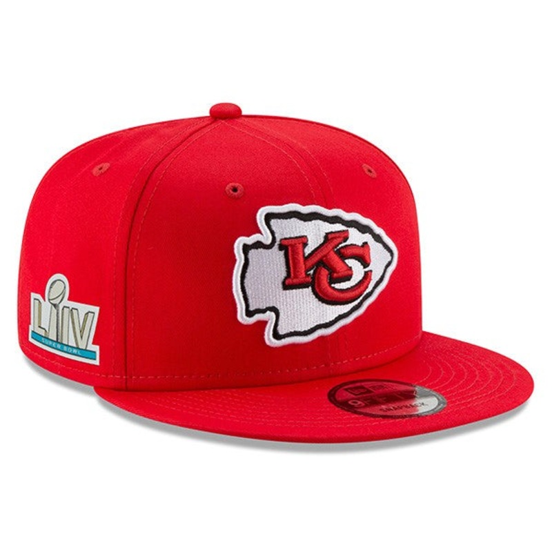 Kansas City Chiefs New Era Super Bowl LIV Bound Sidepatch 9FIFTY Snapback Adjustable Hat – Red