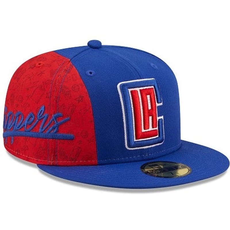 New Era Los Angeles Clippers Side City Doodle 2022 59fifty Fitted Hat