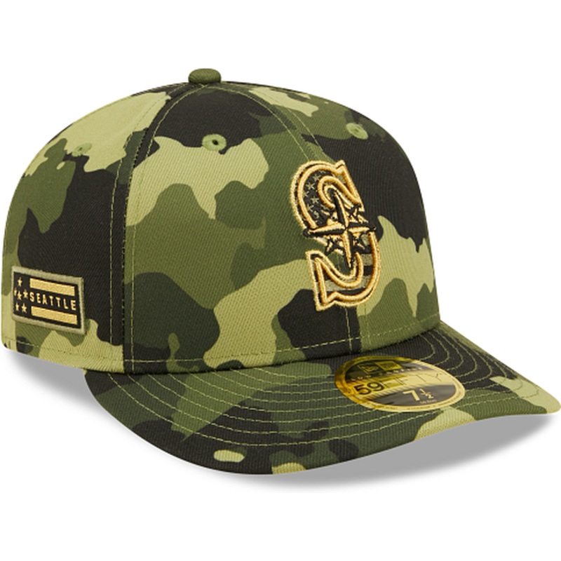 New Era  Seattle Mariners 2022 Armed Forces Day Low Profile 59FIFTY Fitted Hat