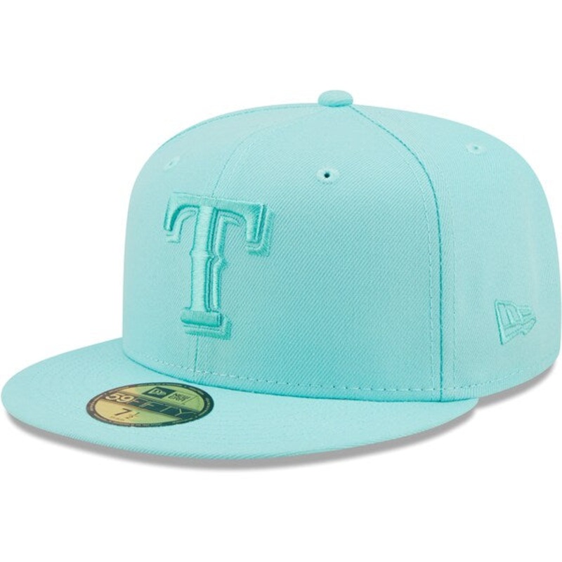 New Era Texas Rangers Icon Color Pack 59FIFTY Fitted Hat – Turquoise