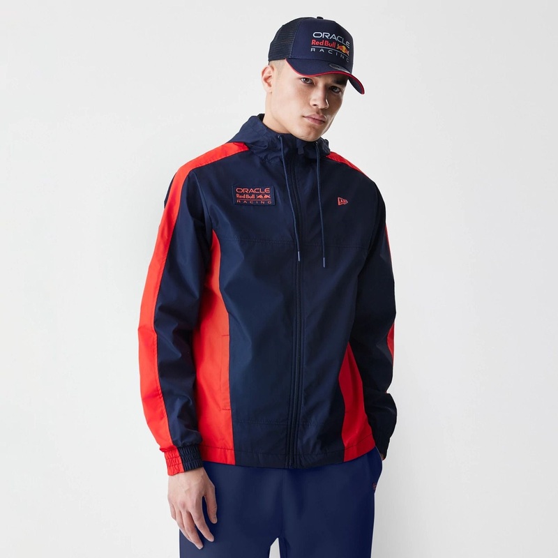 Red Bull Racing Dark Blue Windrunner Jacket XS