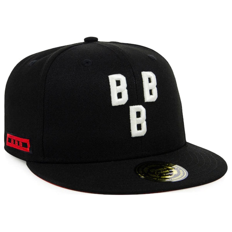 Rings & Crwns  Birmingham Black Barons Team Fitted Hat – Black