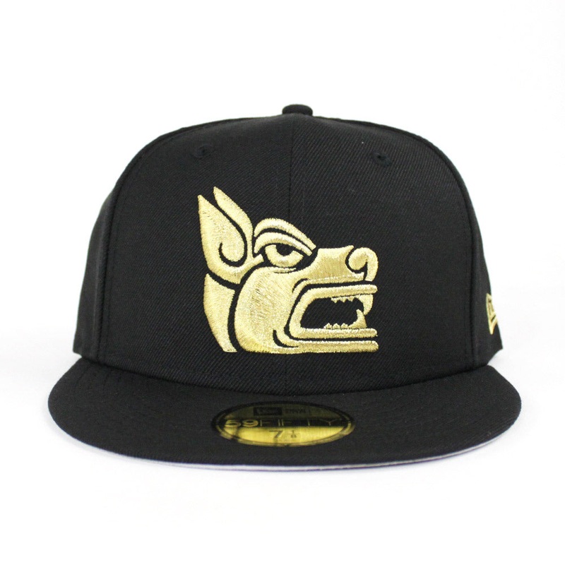 Tijuana Xolos New Era 59Fifty Fitted Hat (Black Gold Gray Under Brim) 7