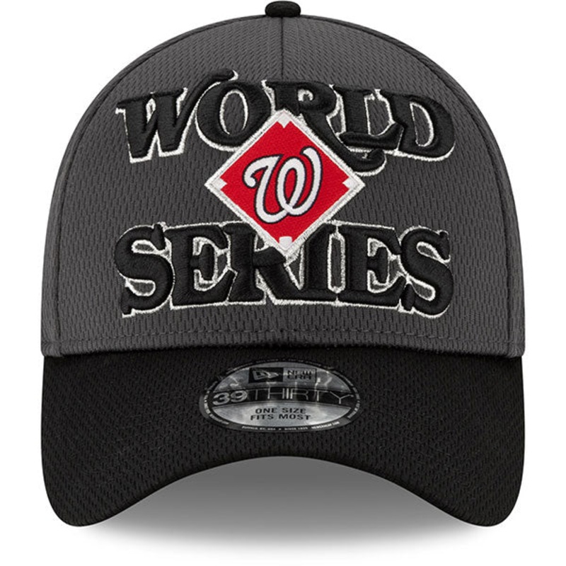Washington Nationals New Era 2019 MLB National League Champions LOCKER ROOM FLEX-FIT 39Thirty Hat – OSFM