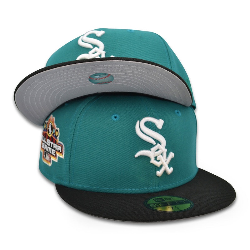 Chicago White Sox 2003 ALL-STAR GAME Exclusive New Era 59Fifty Fitted Hat – Teal/Black 6 7/8
