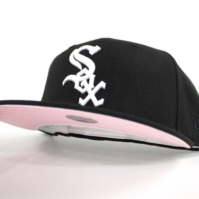 Chicago White Sox 2003 All Star Game New Era 59Fifty Fitted Hat (Black Pink Under Brim) 6 7/8