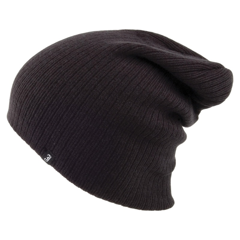Jaxon & James Oversized Ribknit Beanie Hat – Black Wholesale Prepack