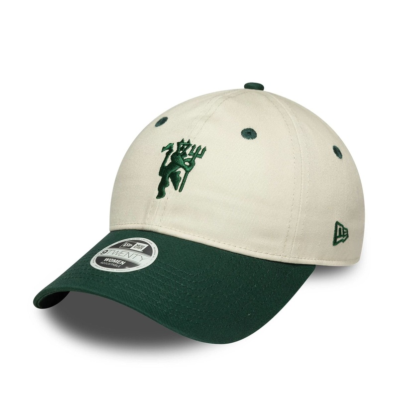 Manchester United FC Womens Contrast Cream 9TWENTY Adjustable Cap OSFM