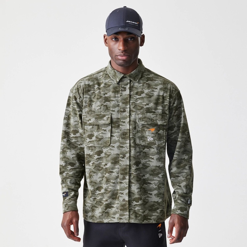 McLaren Racing Graphic Green Long Sleeve Shirt XS