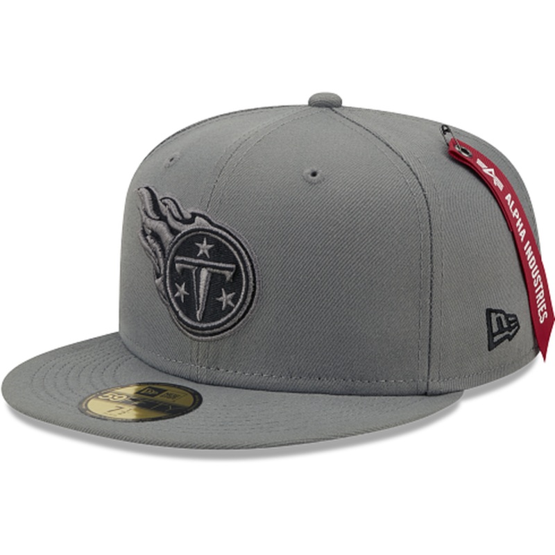 New Era Alpha Industries X Tennessee Titans Gray 2022 59FIFTY Fitted Hat