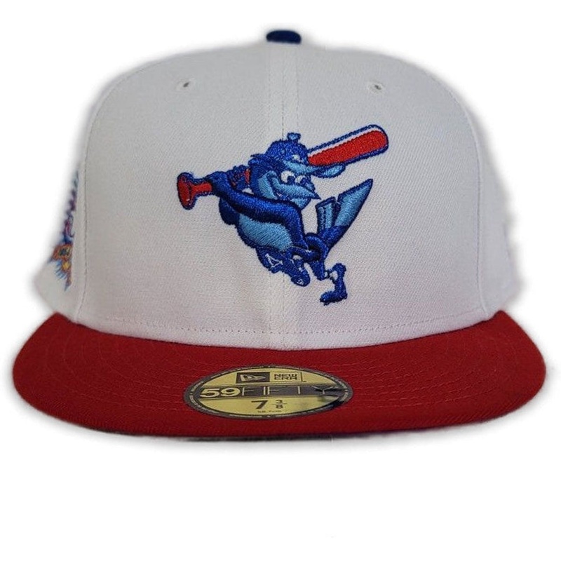 New Era Baltimore Orioles White/Red “Stimpy Collection” 50th Anniversary 59FIFTY Fitted Hat