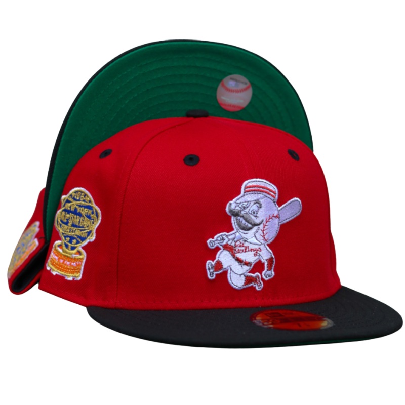 New Era Cincinnati Reds Mr. Redleg Red/Black 1964 All-Star Game 59FIFTY Fitted Hat