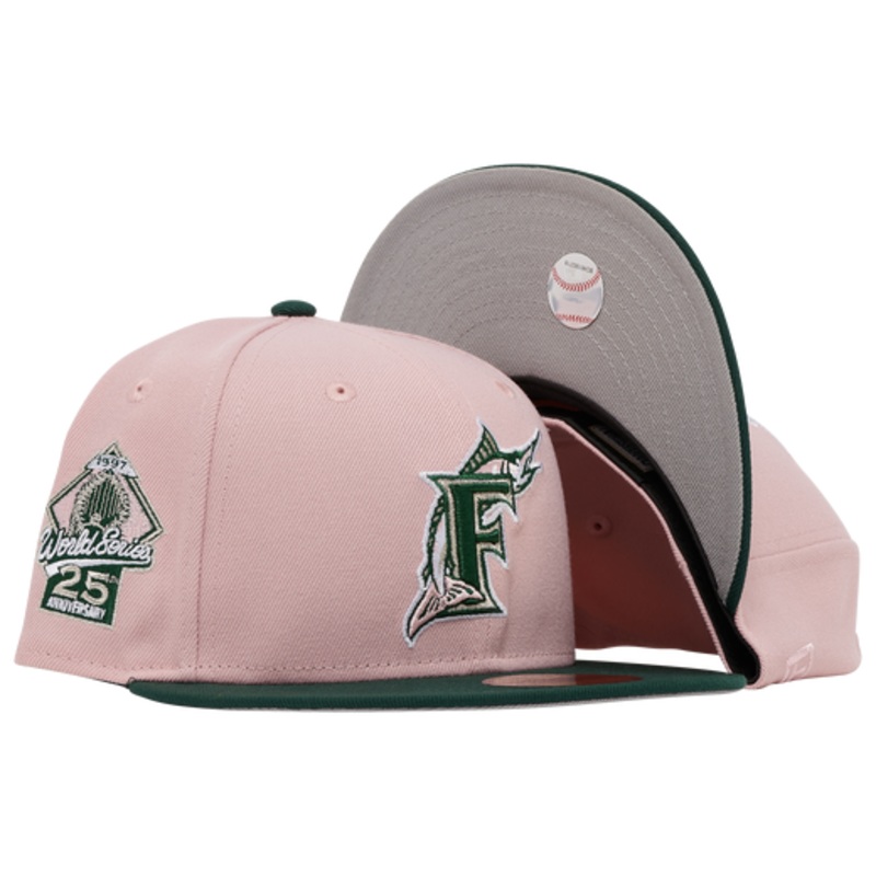 New Era Florida Marlins Blush Pink/Green 1997 World Series 59FIFTY Fitted Hat