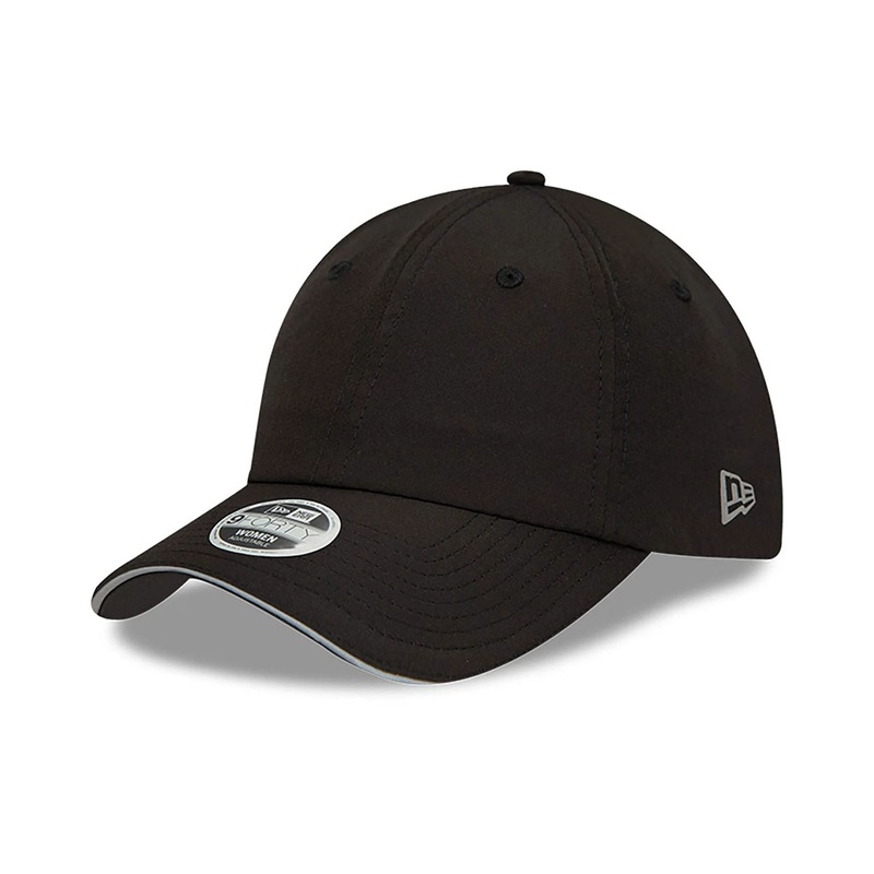 New Era Womens Open Back Black 9FORTY Adjustable Cap OSFM