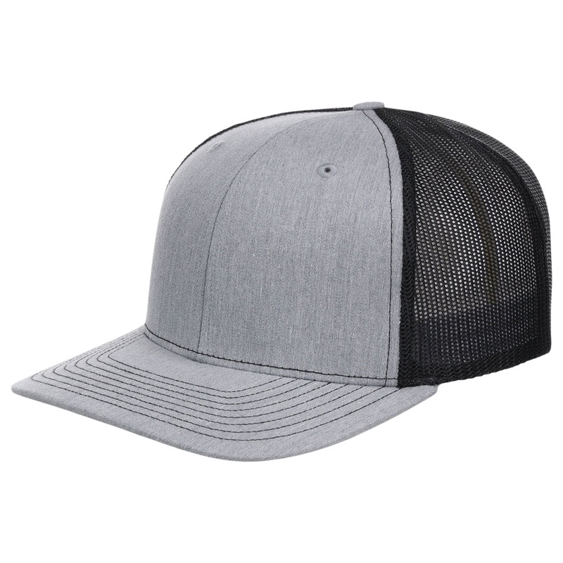 Richardson 112 Trucker – Heather Grey/Black Adjustable
