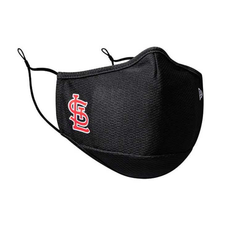 St.Louis Cardinals New Era Adult MLB On-Field Face Covering Mask – Black
