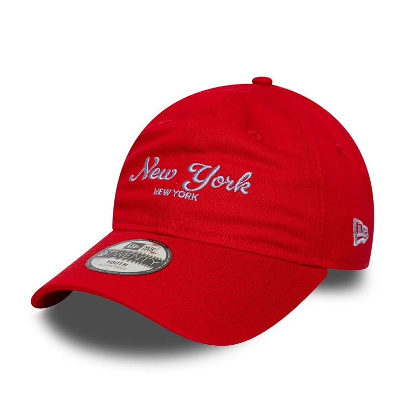 Youth MLB Location Red 9TWENTY Adjustable Cap Child