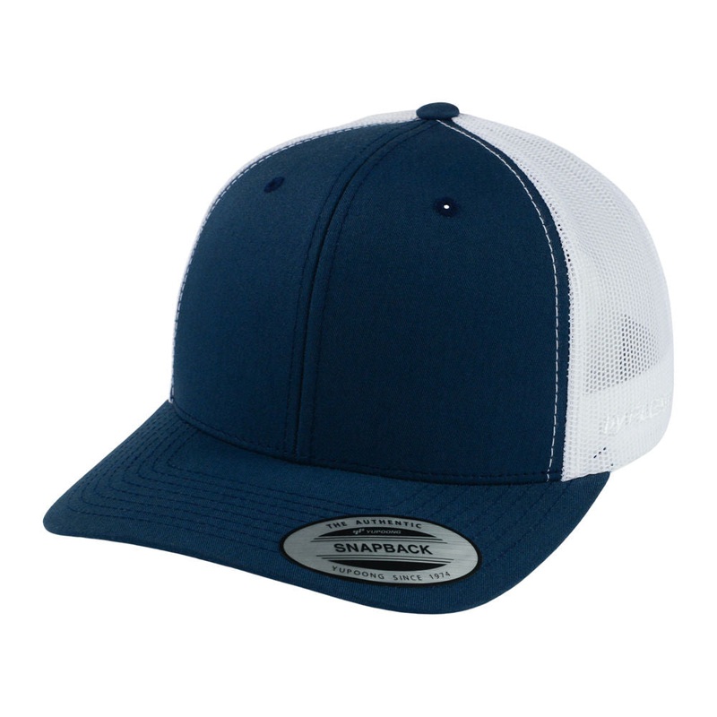 YP Classics Retro 2-Tone Trucker – Navy/White Adjustable