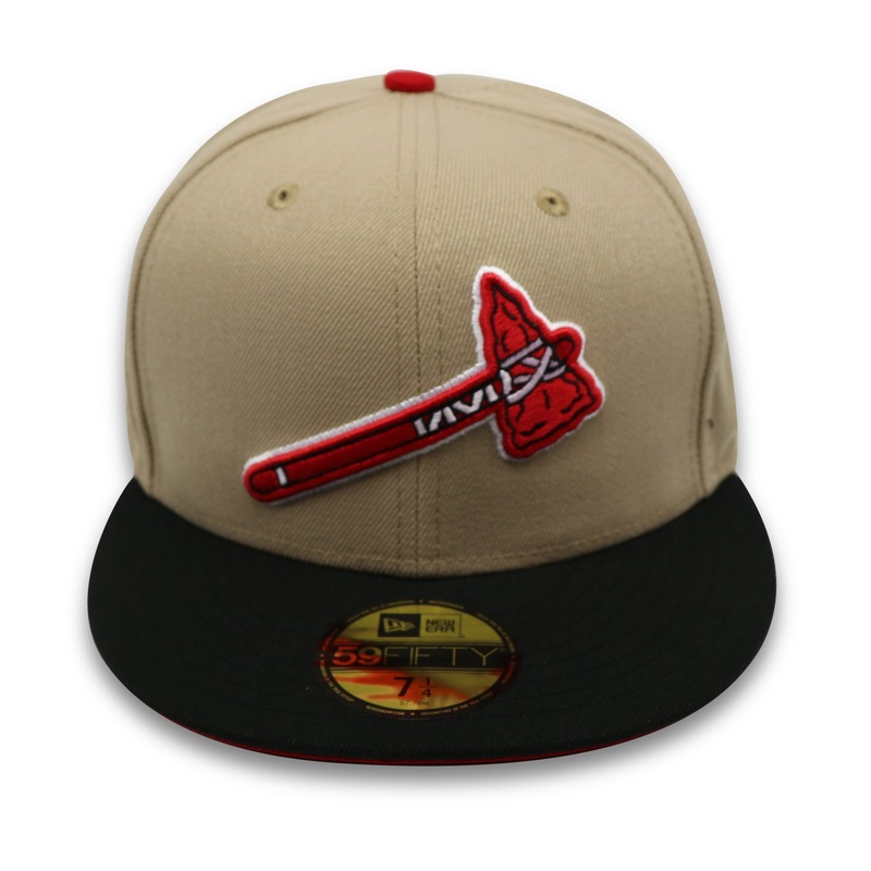 ATLANTA BRAVES (2017 INAUGURAL SEASON) NEW ERA 59FIFTY FITTED ( RED UNDER VISOR) 67/8