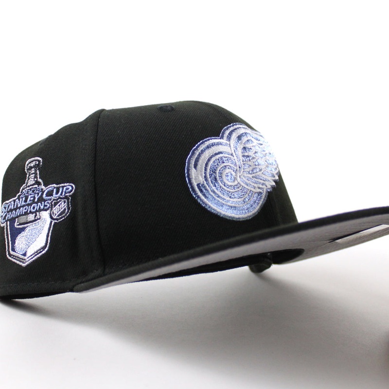 Detroit Red Wings Stanley Cup Champions New Era 59Fifty Fitted Hat (Black Gray Under brim) 7