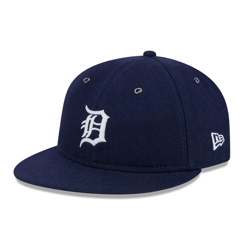 Detroit Tigers MLB Wool Navy Retro Crown 59FIFTY Fitted Cap 6 7/8