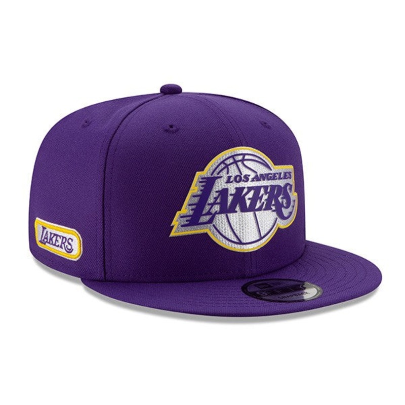 Los Angeles Lakers New Era NBA Back Half 9FIFTY Snapback Hat – Purple