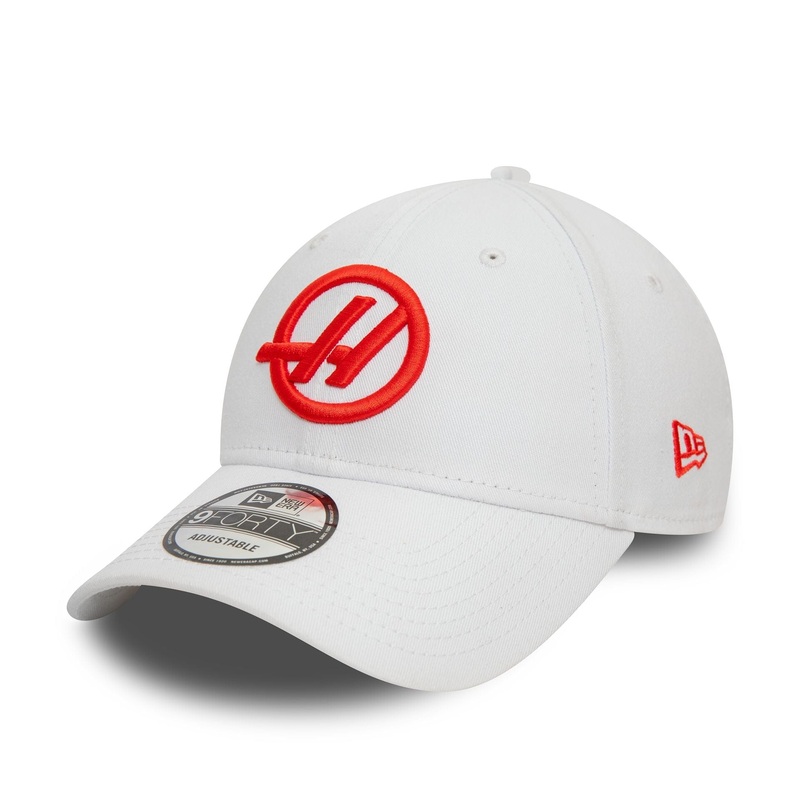 MoneyGram Haas F1 Team Essential White 9FORTY Adjustable Cap OSFM