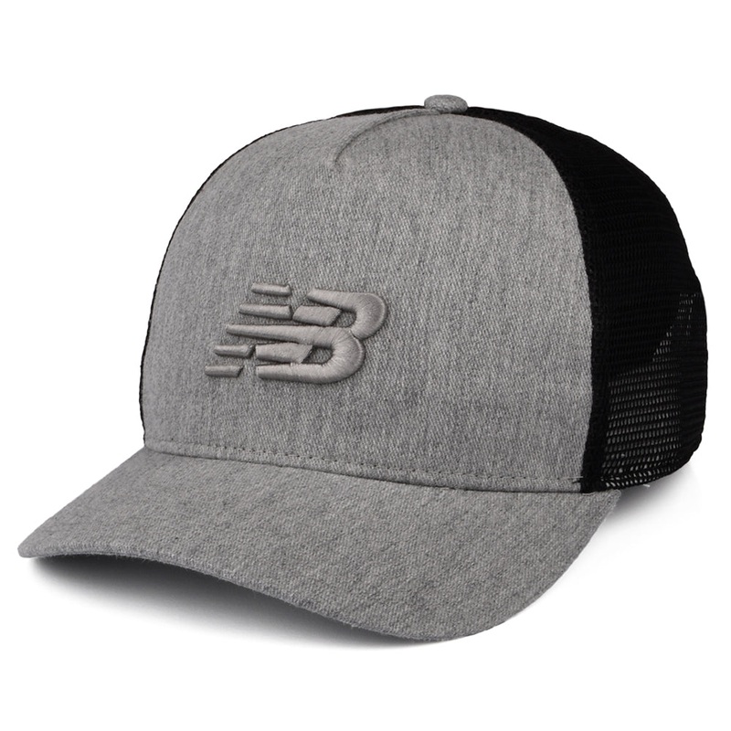 New Balance Hats Sport Essentials Trucker Cap – Grey Adjustable