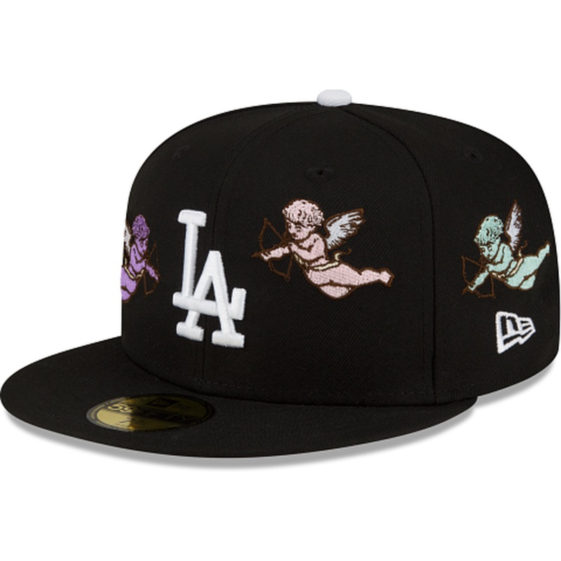 New Era Born x Raised Los Angeles Dodgers Cherubs Black 2022 59FIFTY Fitted Hat