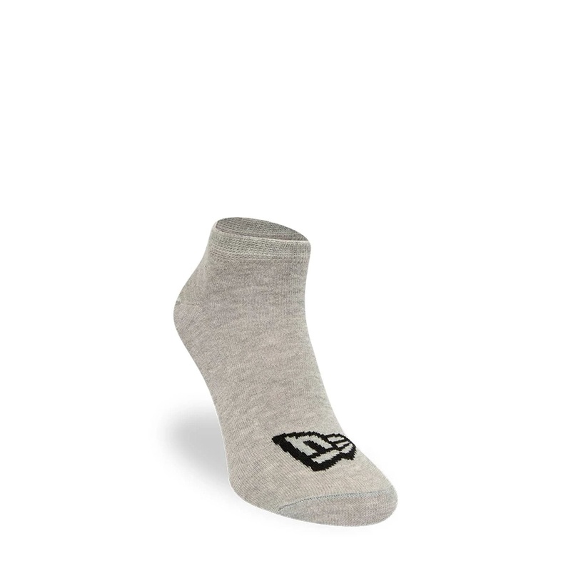 New Era Flag 3 Pack Grey, White and Black Socks 2-5