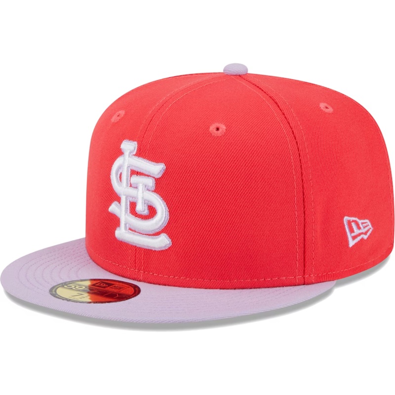 New Era St. Louis Cardinals Spring Red/Lavender 2023 59FIFTY Fitted Hat