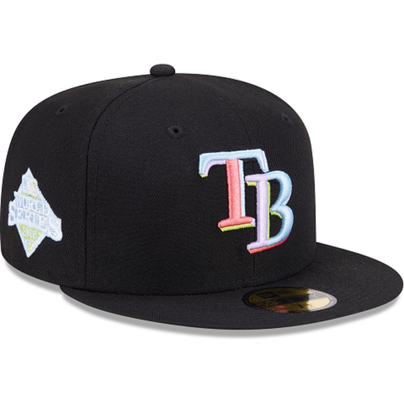 New Era Tampa Bay Rays Colorpack Black 2023 59FIFTY Fitted Hat