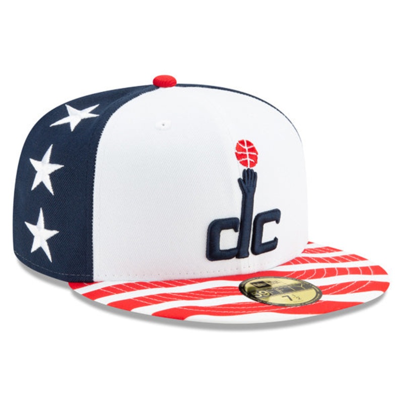 Washington Wizards New Era City Series Fitted 59Fifty NBA Hat – Navy/White/Red 7