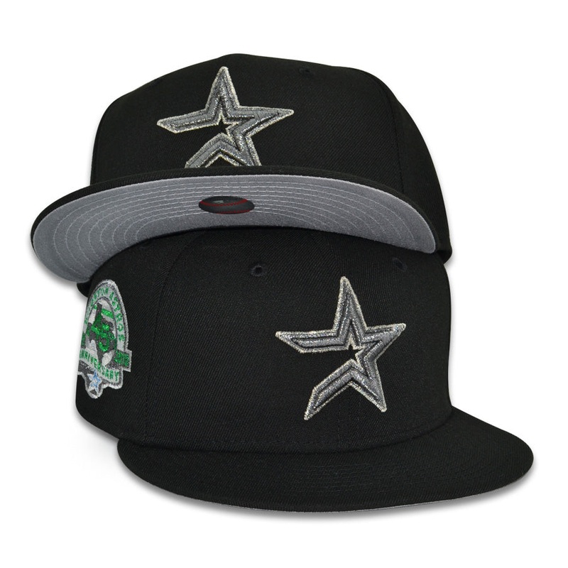 Houston Astros “THE ONYX” Exclusive New Era 59Fifty Fitted Hat – Black 6 7/8