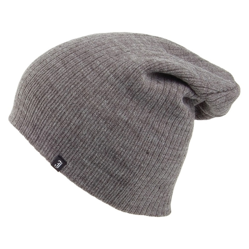 Jaxon & James Oversized Ribknit Beanie Hat – Grey 1-Size