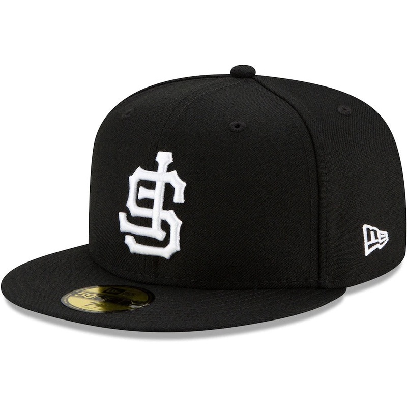New Era Black San Francisco Giants Upside Down Logo 59FIFTY Fitted Hat