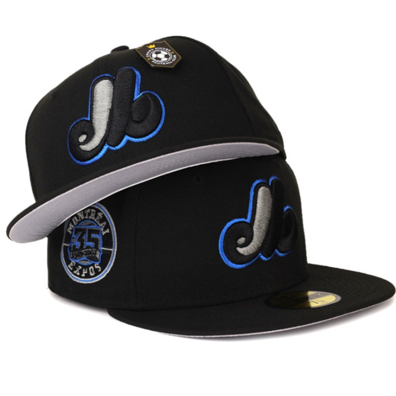 New Era CrownMinded X Hallucinathan Montreal Expos ‘Golden Goal’ 35th Anniversary 59FIFTY Fitted Hat