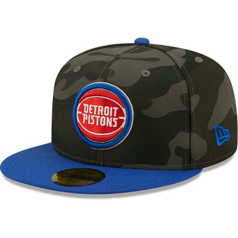 New Era Detroit Pistons Lifestyle Camo 59FIFTY Fitted Hat
