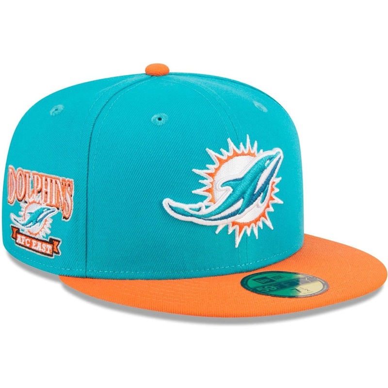 New Era Miami Dolphins Throwback Hidden 2023 59FIFTY Fitted Hat