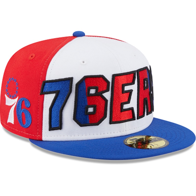 New Era Philadelphia 76ers 2023 Back Half Edition 59FIFTY Fitted Hat