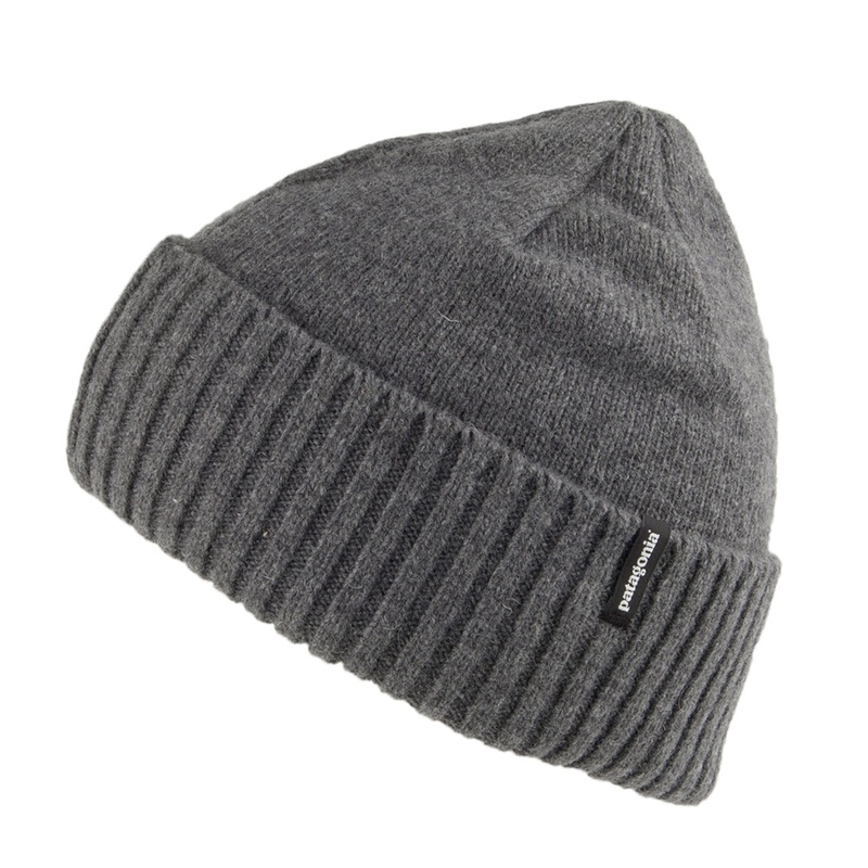 Patagonia Hats Brodeo Recycled Wool Beanie Hat – Charcoal 1-Size