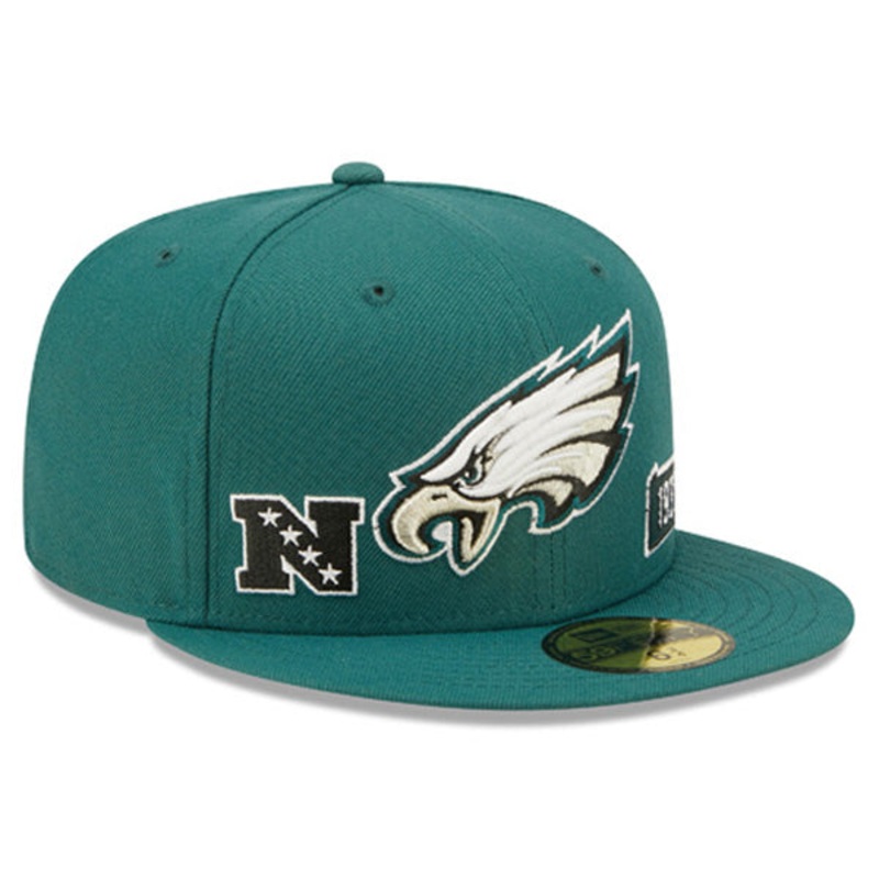 Philadelphia Eagles New Era TEAM IDENTITY Exclusive NFL Fitted 59Fifty Hat 7