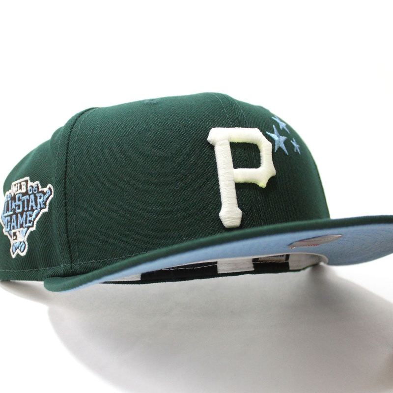 Pittsburgh Pirates 2006 All-Star Game New Era 59Fifty Fitted Hat (Glow in the Dark Dark Green Sky Blue Under Brim) 6 7/8