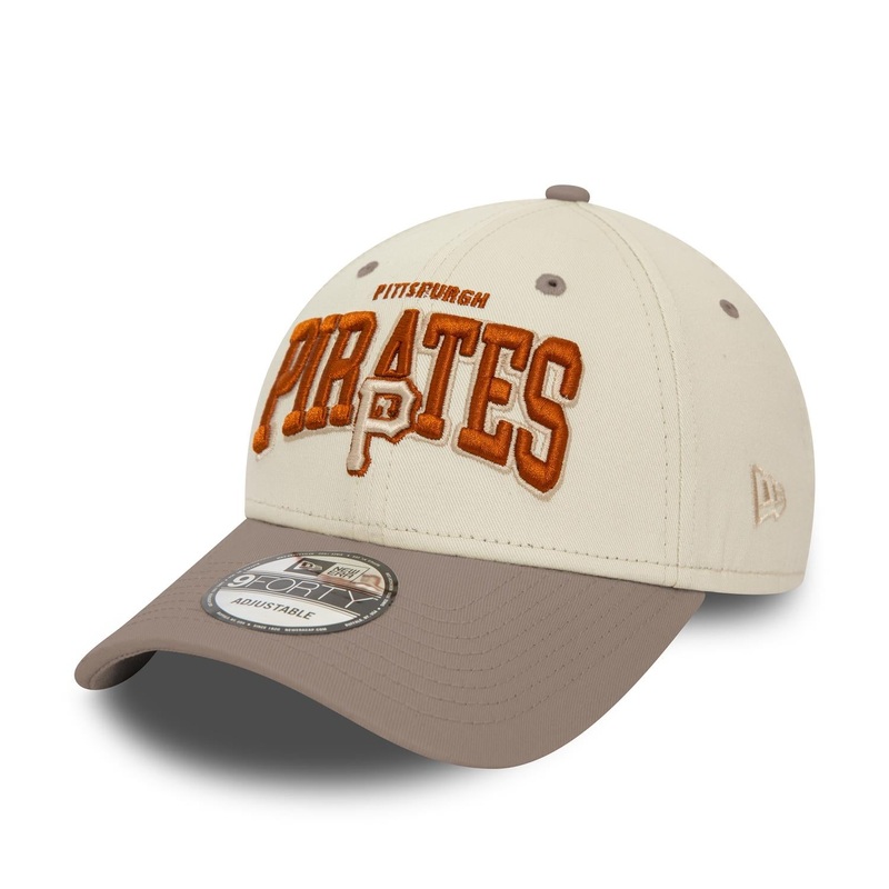 Pittsburgh Pirates 9FORTY White Crown Ivory Cap One Size