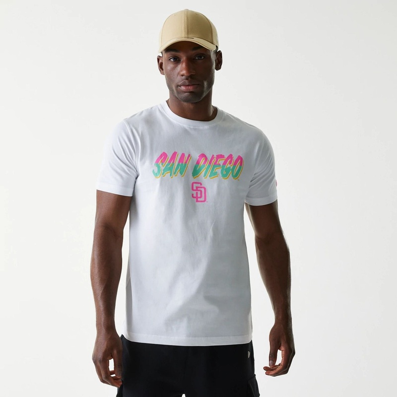 San Diego Padres MLB City Connect White T-Shirt XS