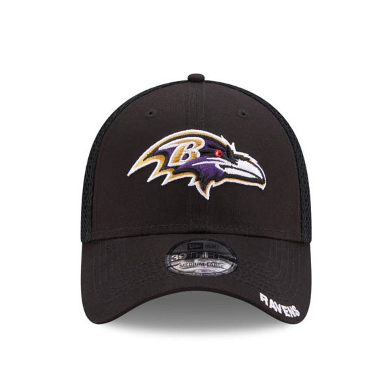 Baltimore Ravens NFL New Era Classic NEO 39THIRTY Flex Hat – Black L/XL