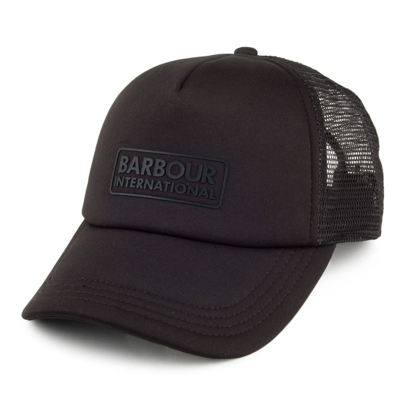 Barbour International Heli Trucker Cap – Black Adjustable