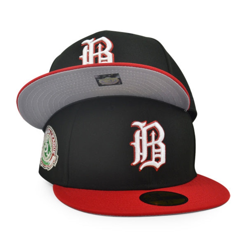Birmingham Barons Southern League Exclusive New Era 59Fifty Fitted Hat -Black/Red 6 7/8