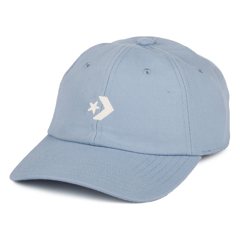 Converse Logo Chain Stitch Baseball Cap – Light Blue Adjustable
