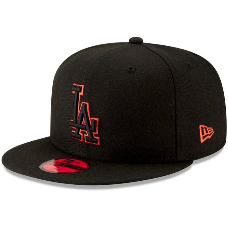 New Era Los Angeles Dodgers Black Infrared Neon Pop 59FIFTY Fitted Hat
